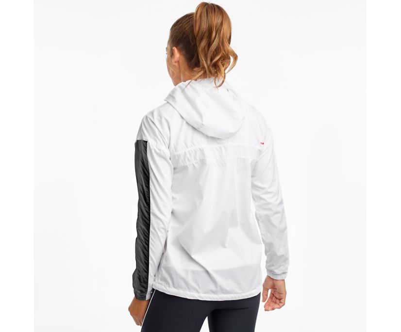 Women's Saucony Packaway Jackets White | Singapore 273DFMN